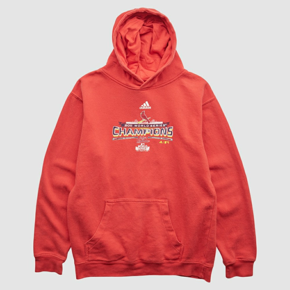 Red St. Louis Cardinals Adidas 2011 Pullover Sweatshirt
