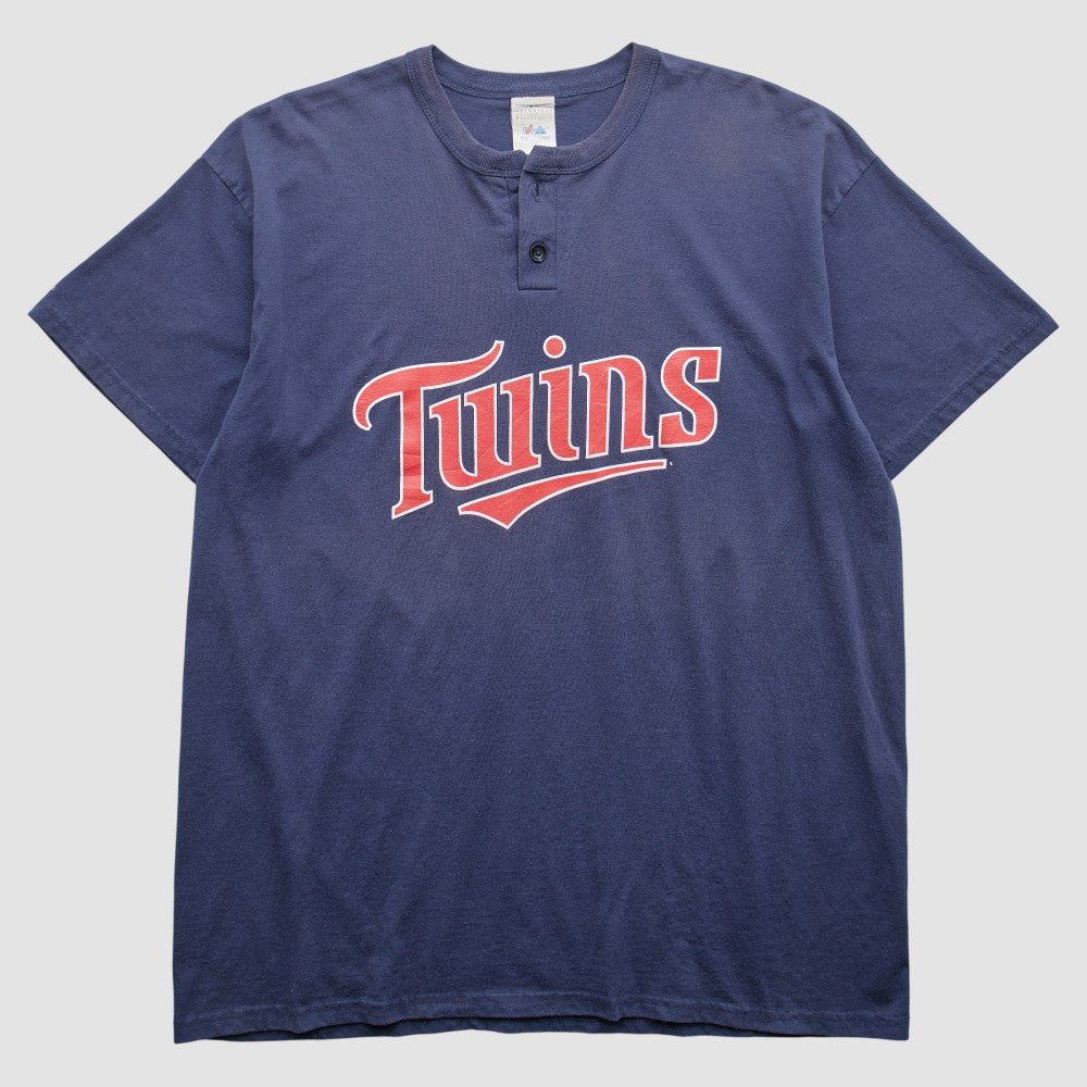 Navy Minnesota Twins Majestic 2000s T-Shirt