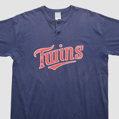 Navy Minnesota Twins Majestic 2000s T-Shirt