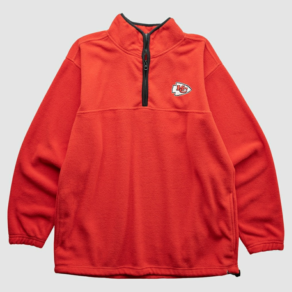 NFL 2000s 1/4 Zip Sweatshirt - Kansas City Chiefs Sweatshirts