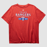 Red Texas Rangers Majestic 2000s T-Shirt