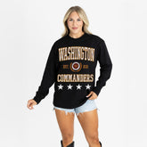 Gameday Couture Women's Oversized Everyday Star Long Sleeve T-Shirt - Washington Commanders T-shirts