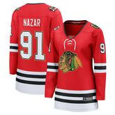 NHL Frank Nazar Chicago Blackhawks Fanatics Women's Centennial Breakaway Player Jersey