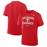 Red Philadelphia Phillies Fanatics 2025 NL East Division Champions Locker Room Big & Tall T-Shirt
