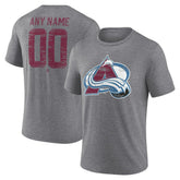NHL Colorado Avalanche Heritage Custom Tri-Blend T-Shirt