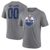 NHL Edmonton Oilers Heritage Custom Tri-Blend T-Shirt