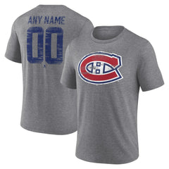 NHL Montreal Canadiens Heritage Custom Tri-Blend T-Shirt