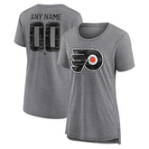 NHL Philadelphia Flyers Women's Heritage Custom Tri-Blend T-Shirt