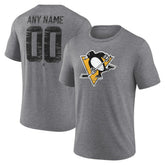 NHL Pittsburgh Penguins Heritage Custom Tri-Blend T-Shirt