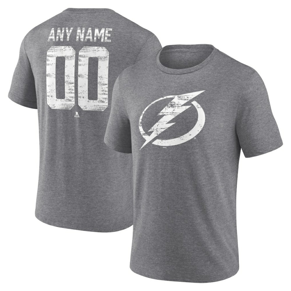NHL Tampa Bay Lightning Heritage Custom Tri-Blend T-Shirt