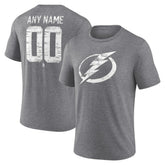 NHL Tampa Bay Lightning Heritage Custom Tri-Blend T-Shirt