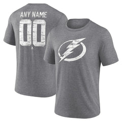 NHL Tampa Bay Lightning Heritage Custom Tri-Blend T-Shirt