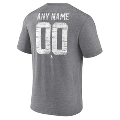 NHL Tampa Bay Lightning Heritage Custom Tri-Blend T-Shirt