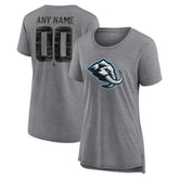 NHL Utah Mammoth Women's Heritage Custom Tri-Blend T-Shirt