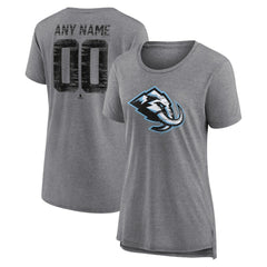 NHL Utah Mammoth Women's Heritage Custom Tri-Blend T-Shirt