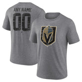 NHL Vegas Golden Knights Heritage Custom Tri-Blend T-Shirt