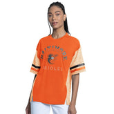Orange Baltimore Orioles G-III 4Her by Carl Banks Women's Off-Season Oversized Top