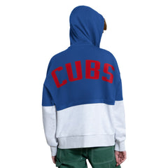 Royal/Heather Gray Chicago Cubs Starter Women's Wishbone Full-Zip Hoodie