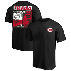 Black Cincinnati Reds Profile Big & Tall Two-Sided Graphic T-Shirt