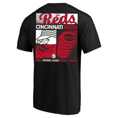 Black Cincinnati Reds Profile Big & Tall Two-Sided Graphic T-Shirt