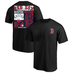 Black Boston Red Sox Profile Big & Tall Two-Sided Graphic T-Shirt