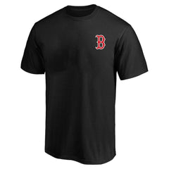 Black Boston Red Sox Profile Big & Tall Two-Sided Graphic T-Shirt