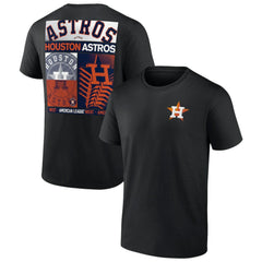 Black Houston Astros Profile Big & Tall Two-Sided Graphic T-Shirt