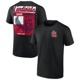 Black St. Louis Cardinals Profile Big & Tall Two-Sided Graphic T-Shirt