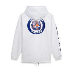 White Detroit Tigers Mitchell & Ness Big & Tall Full-Snap Hooded Jacket
