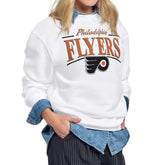 NHL Philadelphia Flyers Starter Women's Arch Stripe Fleece Sweatshirt