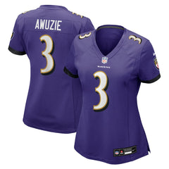 Chidobe Awuzie Women's Team Game Jersey - Baltimore Ravens Jerseys