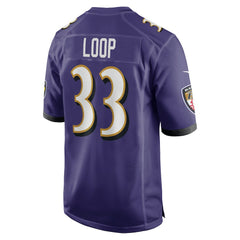 Tyler Loop Team Game Jersey - Baltimore Ravens Jerseys