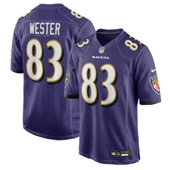 LaJohntay Wester Team Game Jersey - Baltimore Ravens Jerseys