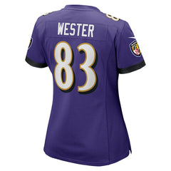 LaJohntay Wester Women's Team Game Jersey - Baltimore Ravens Jerseys