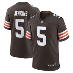 Rayshawn Jenkins Team Game Jersey - Cleveland Browns Jerseys