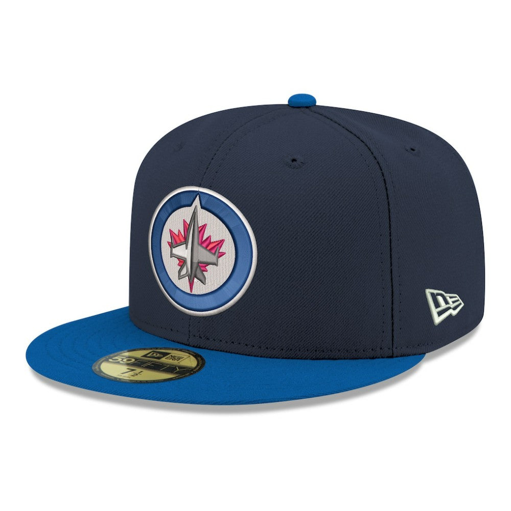 NHL Winnipeg Jets New Era Core Logo Two-Tone 59FIFTY Fitted Hat