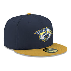NHL Nashville Predators New Era Core Logo Two-Tone 59FIFTY Fitted Hat