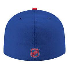 NHL New York Rangers New Era Core Logo Two-Tone 59FIFTY Fitted Hat