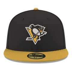 NHL Pittsburgh Penguins New Era Core Logo Two-Tone 59FIFTY Fitted Hat