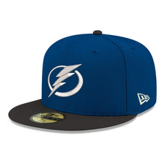 NHL Tampa Bay Lightning New Era Core Logo Two-Tone 59FIFTY Fitted Hat