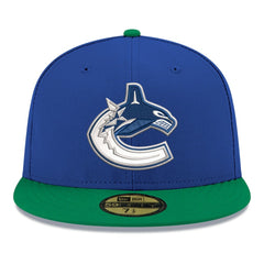 NHL Vancouver Canucks New Era Core Logo Two-Tone 59FIFTY Fitted Hat
