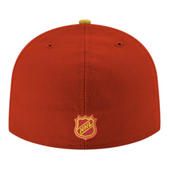 NHL Calgary Flames New Era Core Logo Two-Tone 59FIFTY Fitted Hat