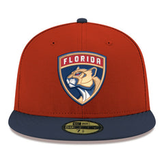 NHL Florida Panthers New Era Core Logo Two-Tone 59FIFTY Fitted Hat