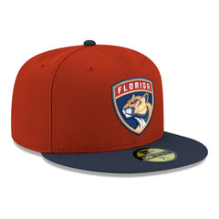 NHL Florida Panthers New Era Core Logo Two-Tone 59FIFTY Fitted Hat
