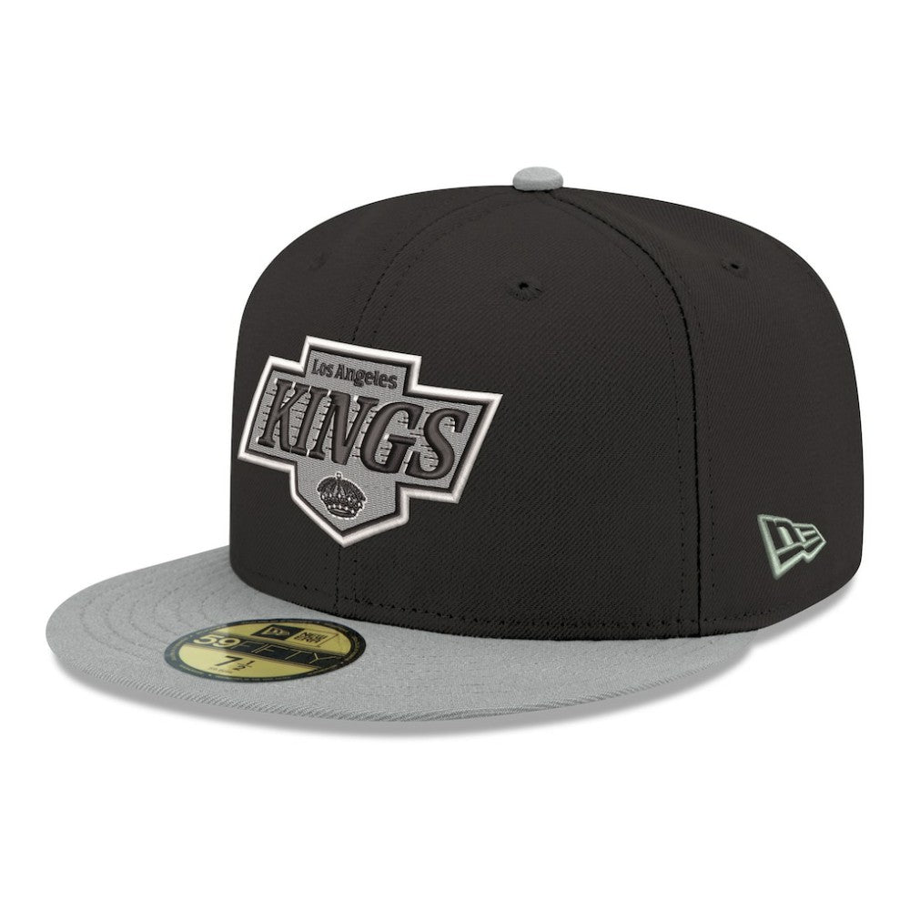 NHL Los Angeles Kings New Era Core Logo Two-Tone 59FIFTY Fitted Hat