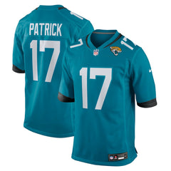 Tim Patrick Team Game Jersey - Jacksonville Jaguars Jerseys
