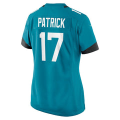 Tim Patrick Women's Team Game Jersey - Jacksonville Jaguars Jerseys
