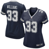 Javonte Williams Women's Team Game Jersey - Dallas Cowboys Jerseys