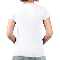 White Colorado Rockies G-III 4Her by Carl Banks Women's Metallic Drop Lightweight V-Neck T-Shirt