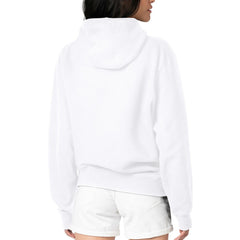 White New York Mets G-III 4Her by Carl Banks Women's Metallic Drop Fleece Hoodie